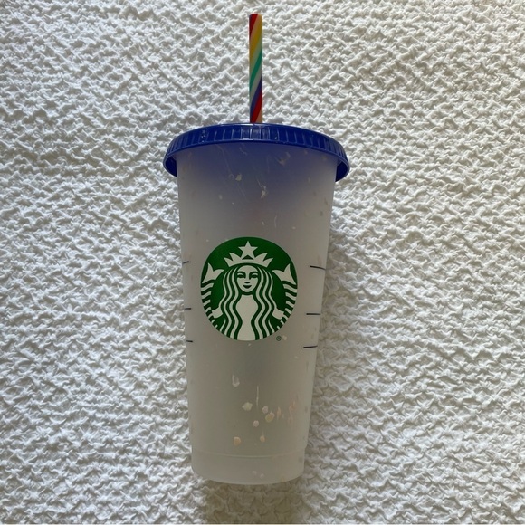 Starbucks Speckled Reusable Hot Coffee To Go Cup Pastels Set of 5 - Picture 7 of 9